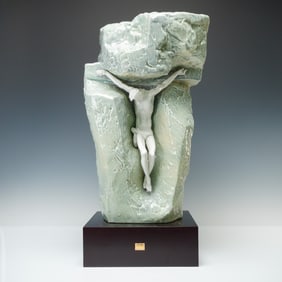 Lladro Porcelain Sculpture, Jesus of the Rock 01001615, Signed