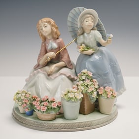 Lladro Porcelain Figurine Flowers For Sale 01005537