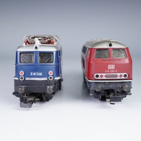2pc Vintage Marklin HO Scale German Locomotives