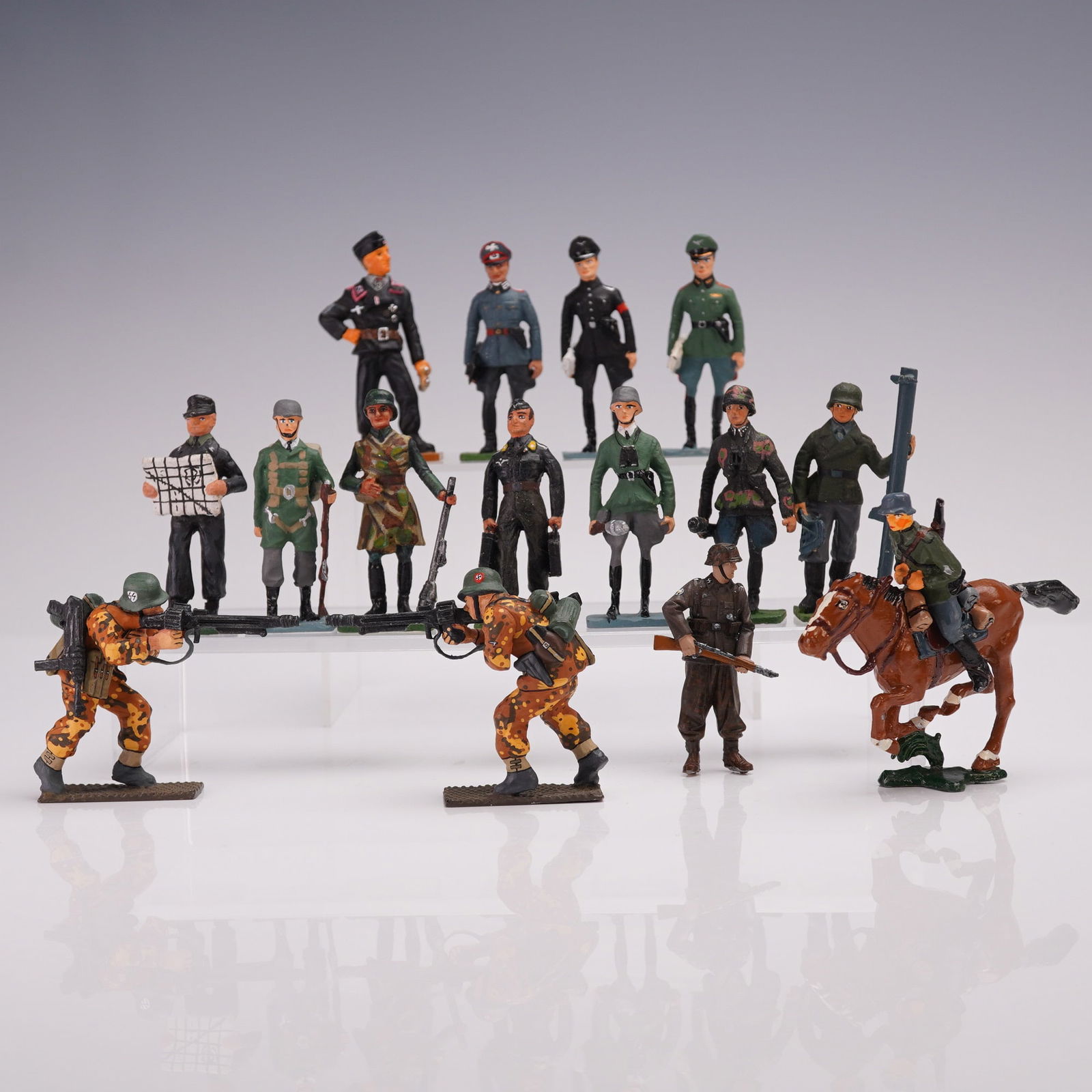 16pc Hanomag, King & Country, and Del Prado, Assorted German Soldiers (1 of 8)