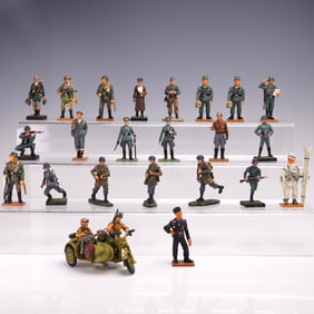 25pc Del Prado German WWII Soldiers and Officers Figures