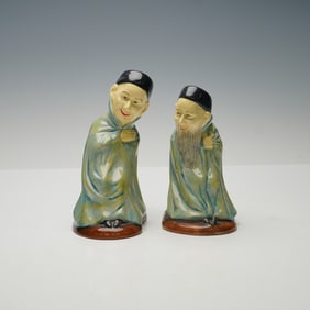 Pair of Royal Doulton Toby Jugs, The Spook D7132, The Bearded Spook D7133