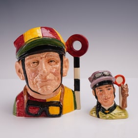 2pc Royal Doulton Character Jugs, The Jockeys