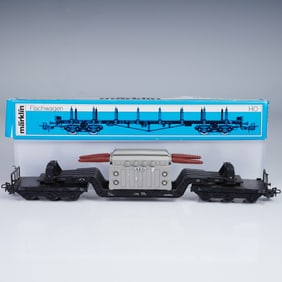 2pc Vintage Marklin HO Scale German Railway Freight Cars