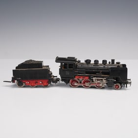2pc Vintage Marklin HO Scale Steam Locomotive and Tender