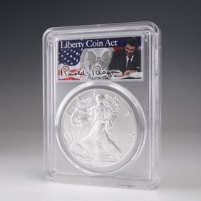 2017 American Silver Eagle Dollar Coin PCGS Graded MS 70