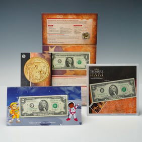 3pc U.S. Commemorative Currency & Coin Sets
