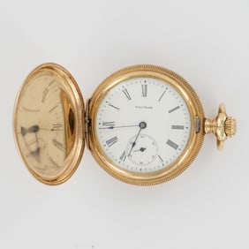 Waltham Watch Co. 6S Fortune Hunter Case Pocket Watch