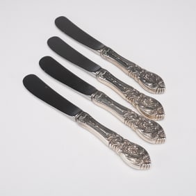 4pc International Silver Richelieu Dining Knife Set