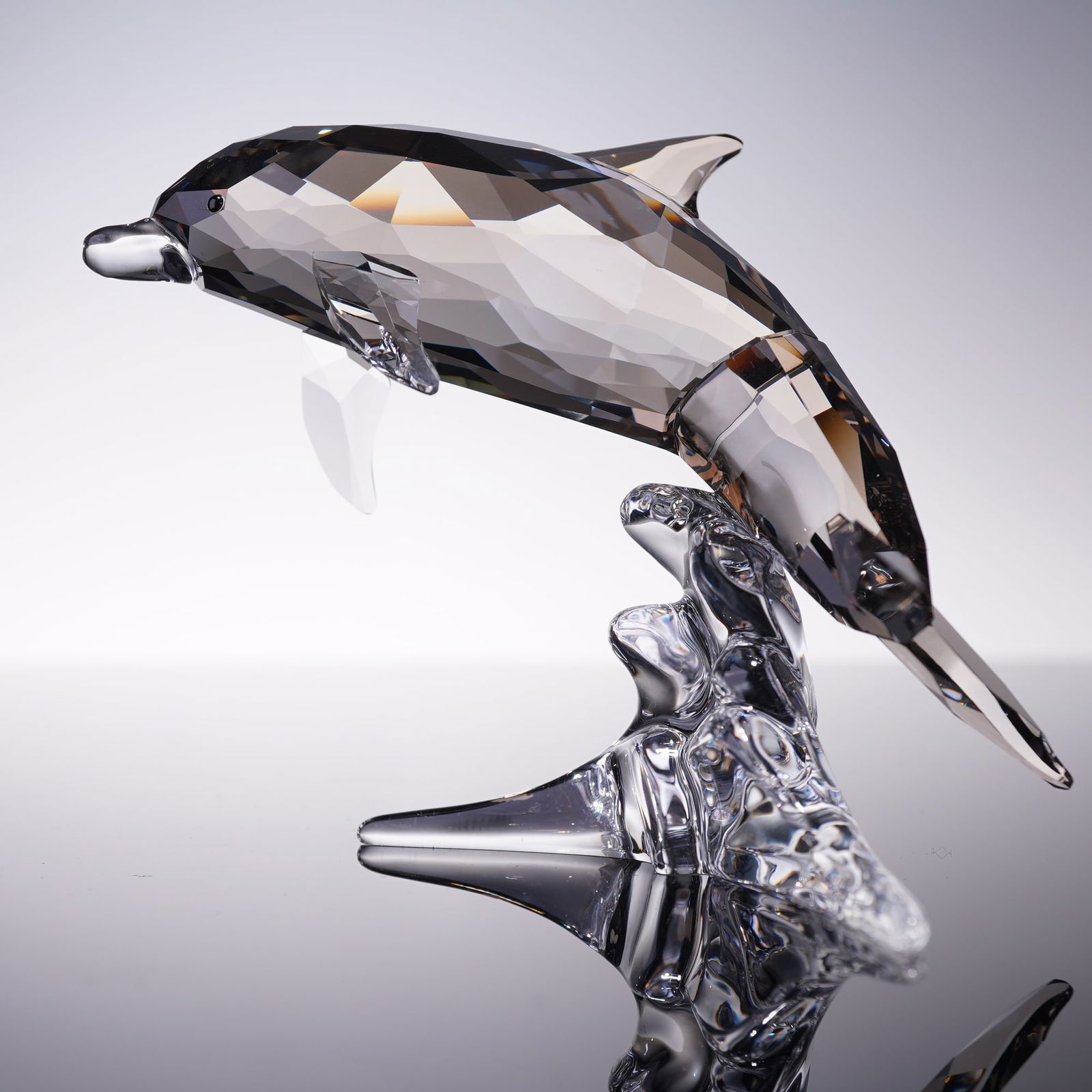 Swarovski Crystal Figurine, Dolphin Mother (1 of 6)