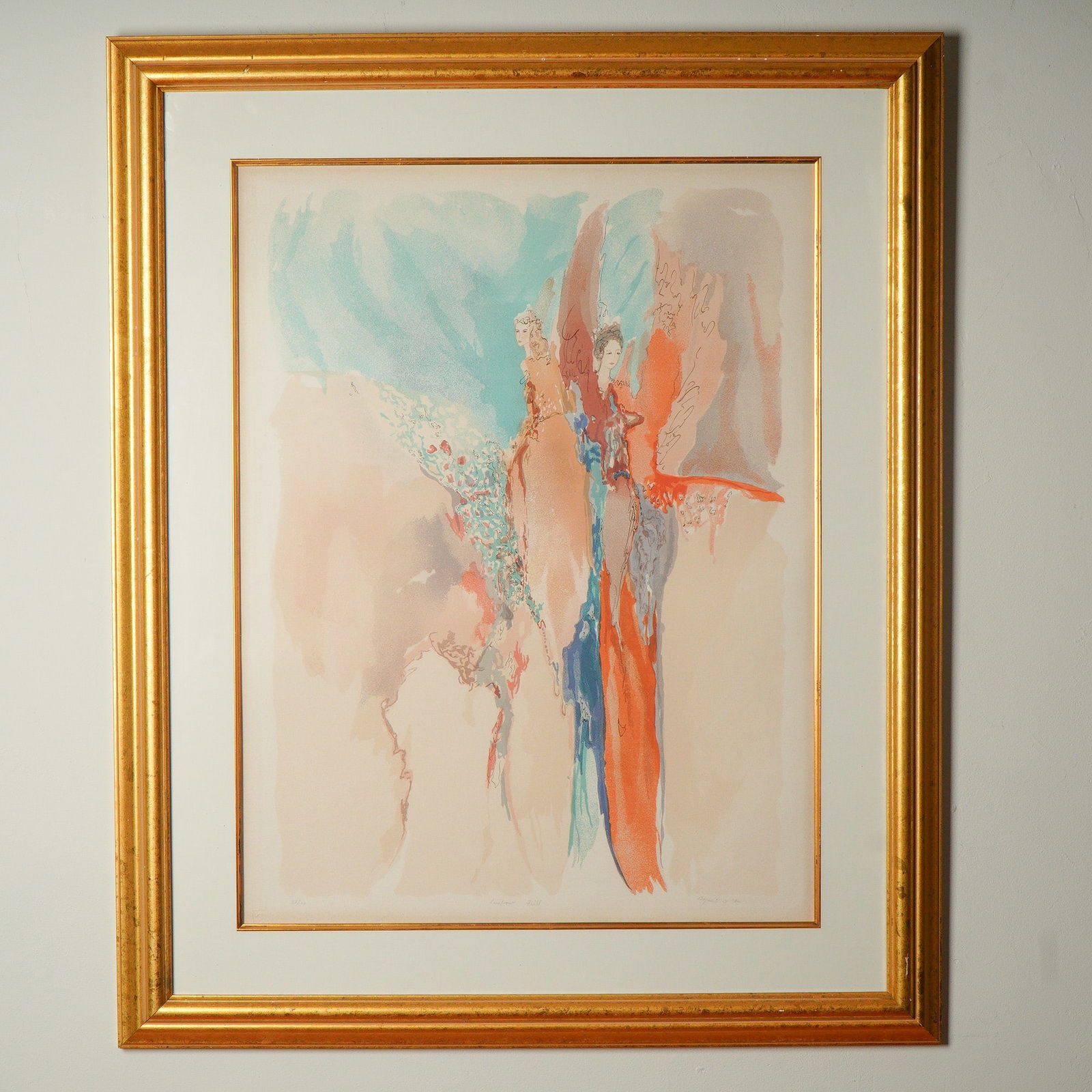 Jane Bazinet, Limited Edition Lithograph on Paper, Rainbow Frills, Signed (1 of 7)