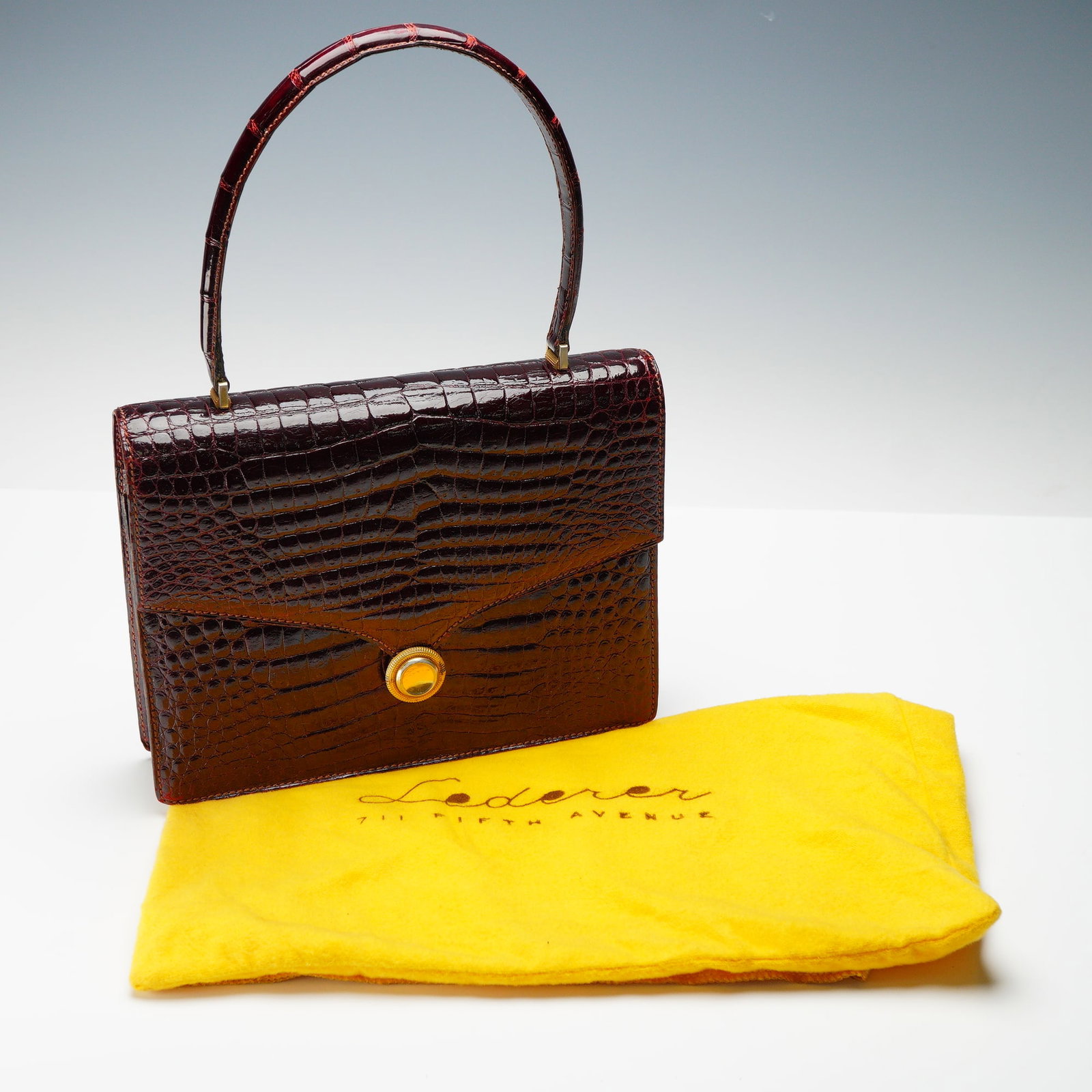Lederer Handbag, Crocodile Leather with Coin Purse (1 of 8)