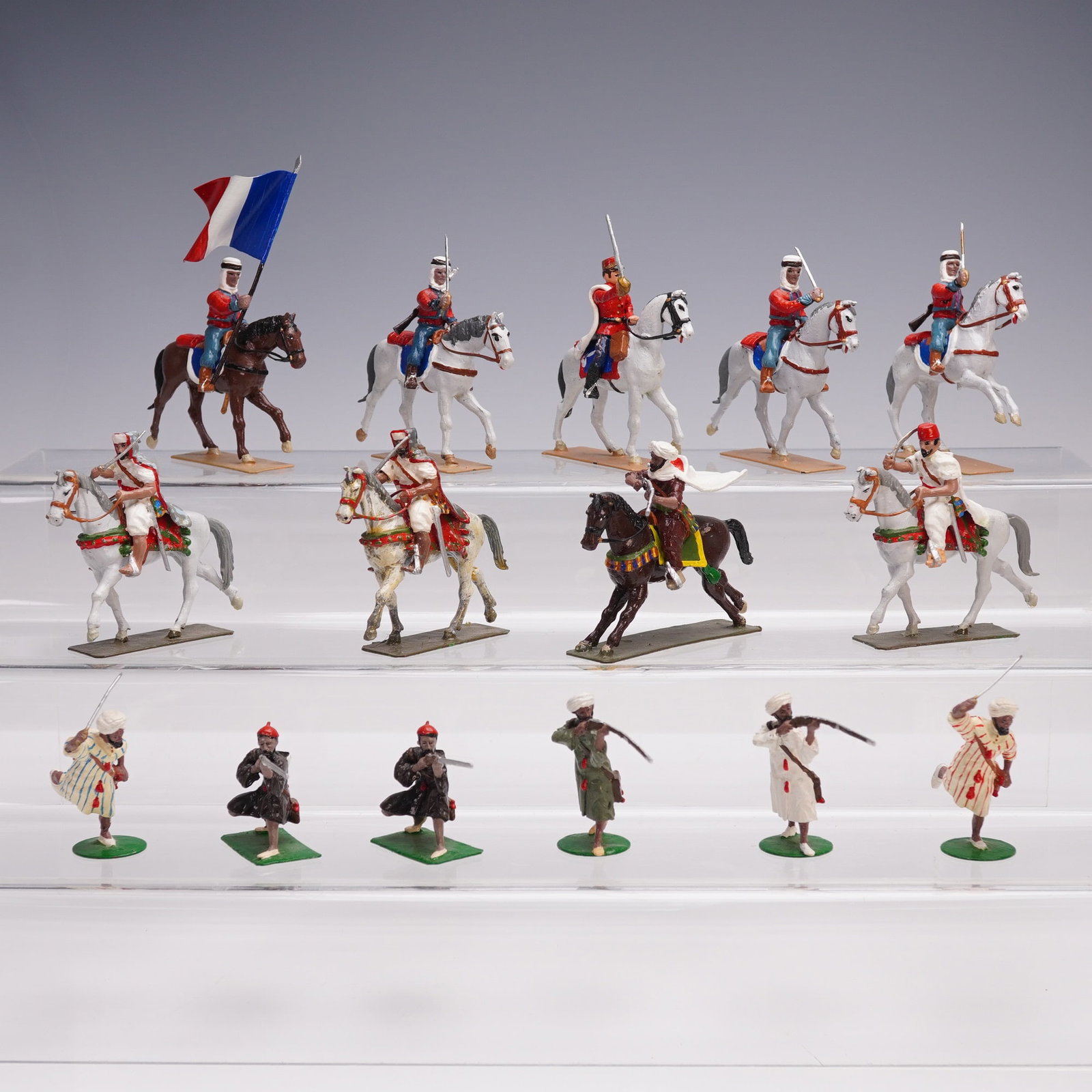 15pc French Spahis and Berber Toy Soldiers by Alymer (1 of 9)