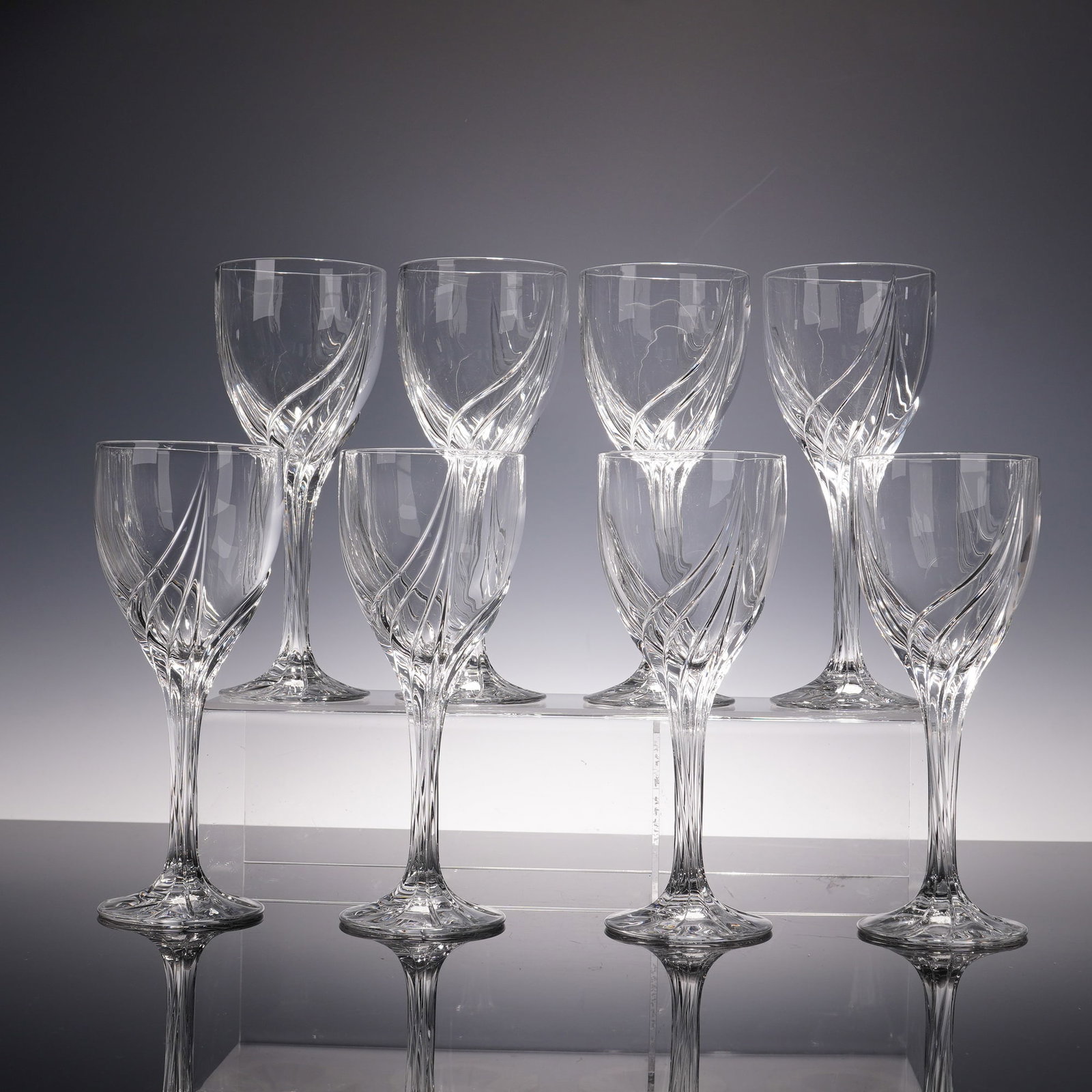 8pc Lenox Crystal Water Goblets, Debut (1 of 8)