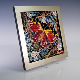 Moorcroft Pottery Plaque, Master of Disguise