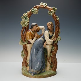 Lladro Porcelain Figurine, Loving Words 1012443