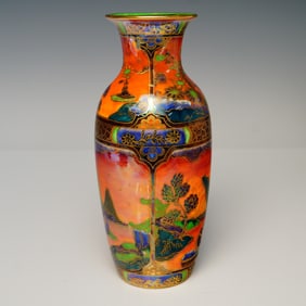 Wedgwood Fairyland Lustre Vase, Flame Daventry Z5413