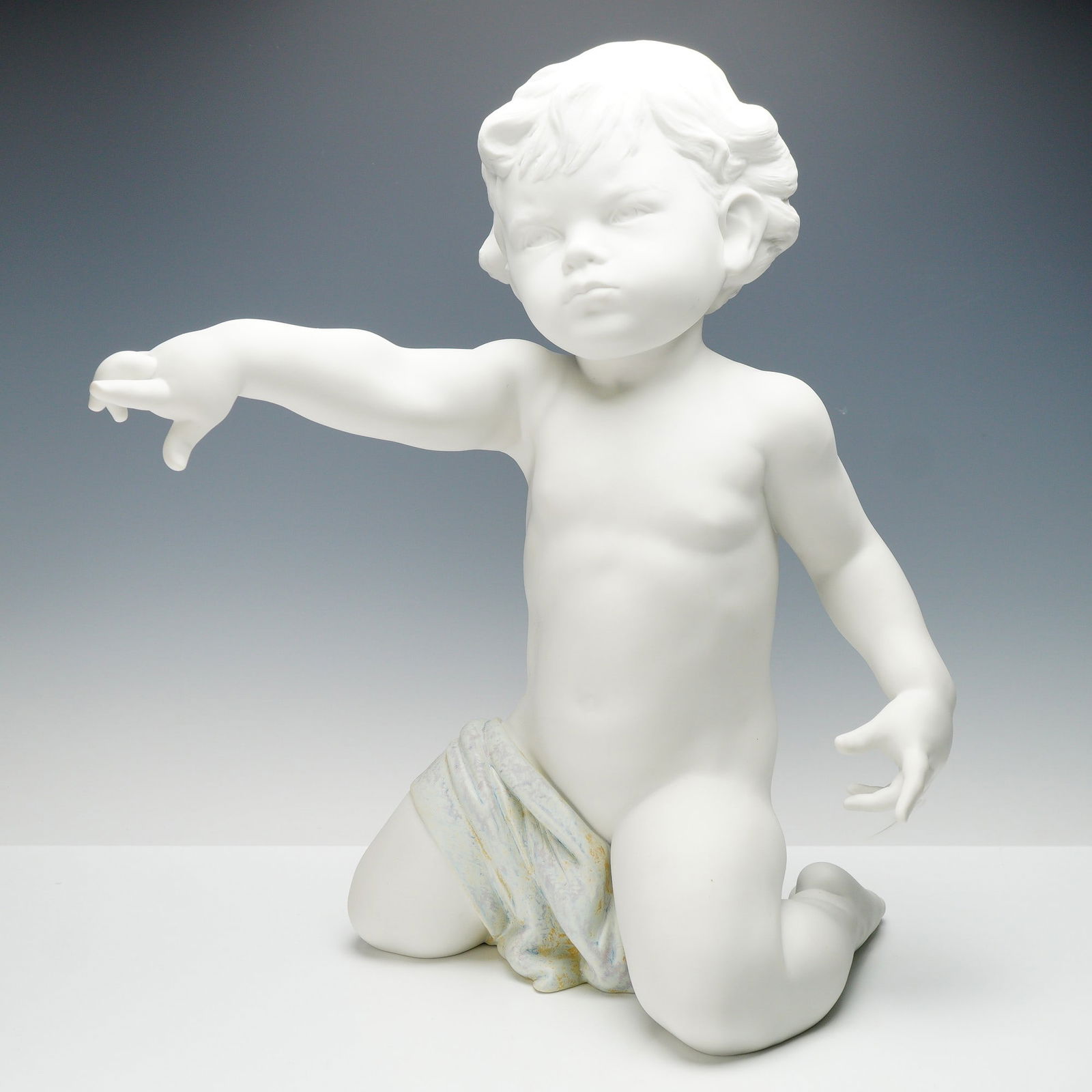 Lladro Porcelain Sculpture, Discovering The World 01008755, Signed (1 of 6)