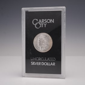 1884-CC Morgan Silver Dollar Coin GSA Hoard Uncirculated
