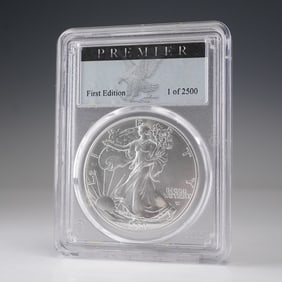 2021 American Silver Eagle Type 2 Dollar Coin PCGS Graded MS 70