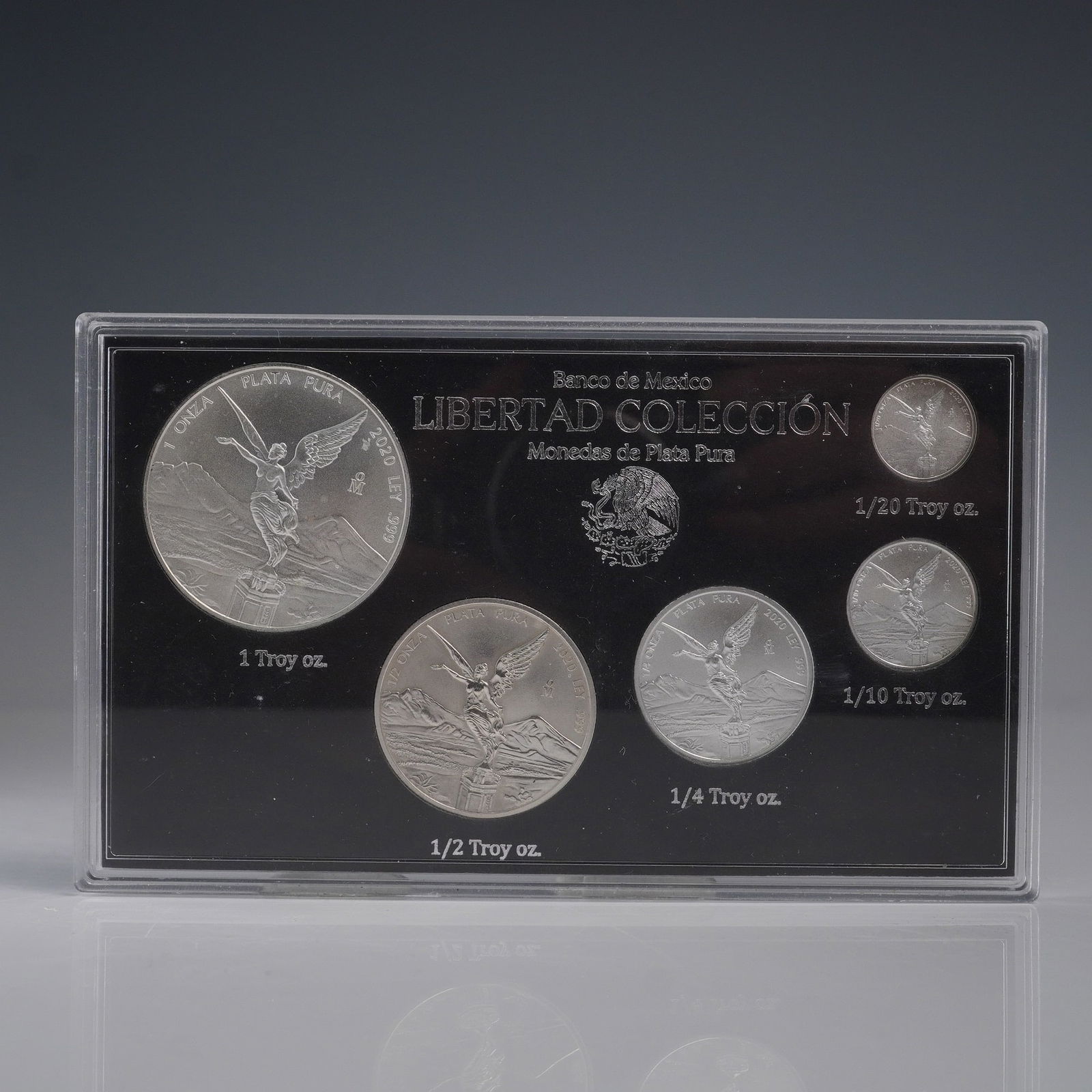 2020 Bank of Mexico Libertad Collection Pure Silver Coins (1 of 7)