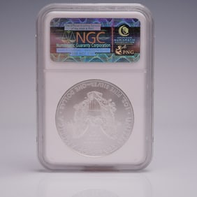 2010 American Silver Eagle Early Release Dollar Coin NGC Graded MS 69