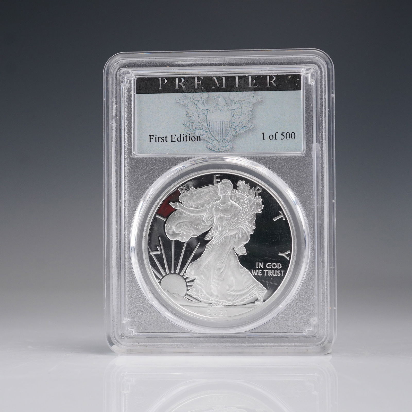 2021-W American Silver Eagle Type 1 Dollar PCGS Graded PR 70 DCAM (1 of 4)