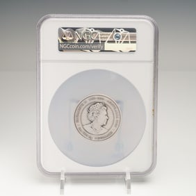 2023-P Australia $2 Kangaroo Yongka 2oz Silver Coin NGC MS 70 Antiqued