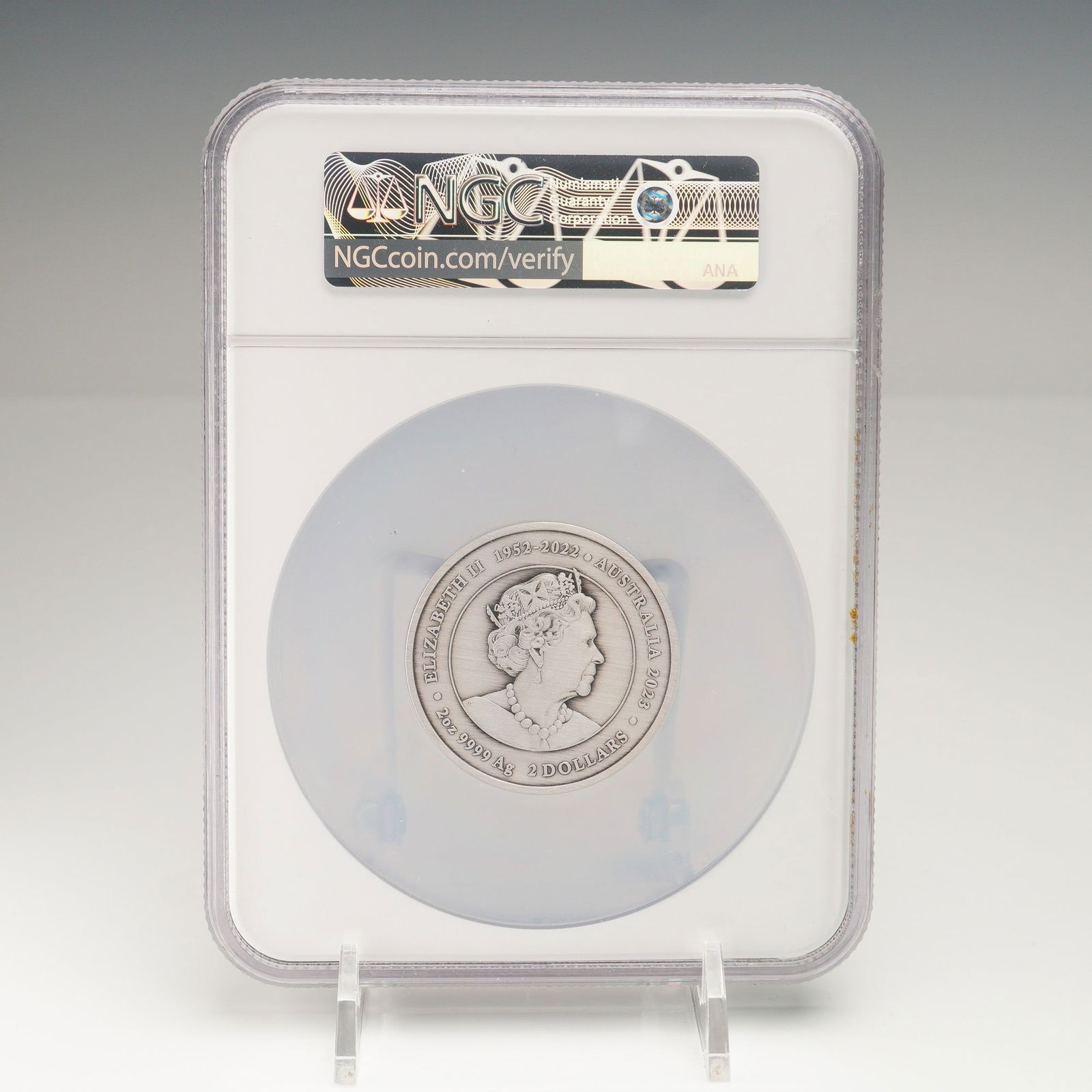 2023-P Australia $2 Kangaroo Yongka 2oz Silver Coin NGC MS 70 Antiqued (1 of 4)