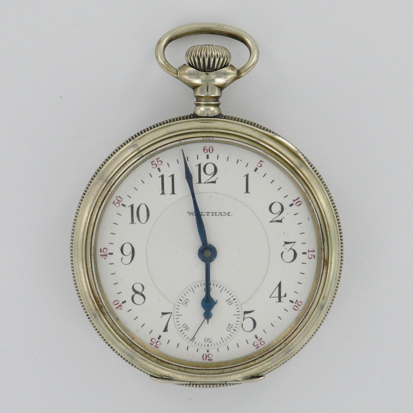 Waltham Watch Co. Vanguard Railroad Grade 16S Silveroid Pocket Watch (1 of 6)