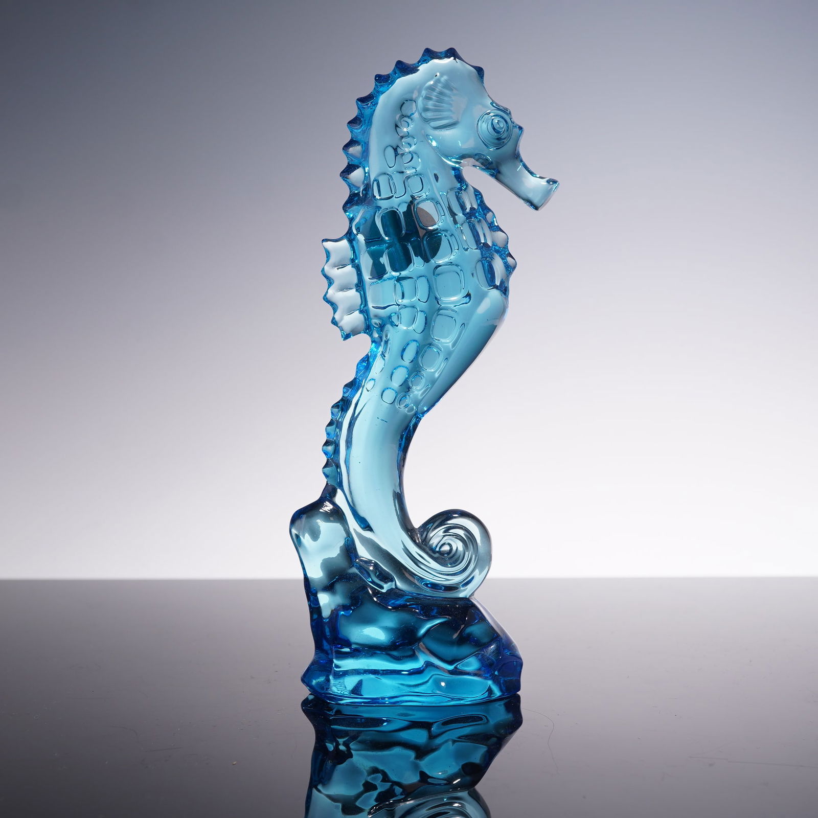 Waterford Crystal Figurine, Blue Seahorse (1 of 5)