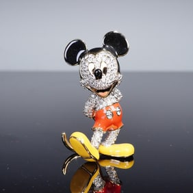 Arribas Bros Swarovski Jeweled Mickey Mouse
