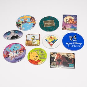 10pc Disney Character & Event Pinback Buttons includes Lion King Mufasa