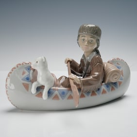 Lladro Figurine, Little Explorer 1006640