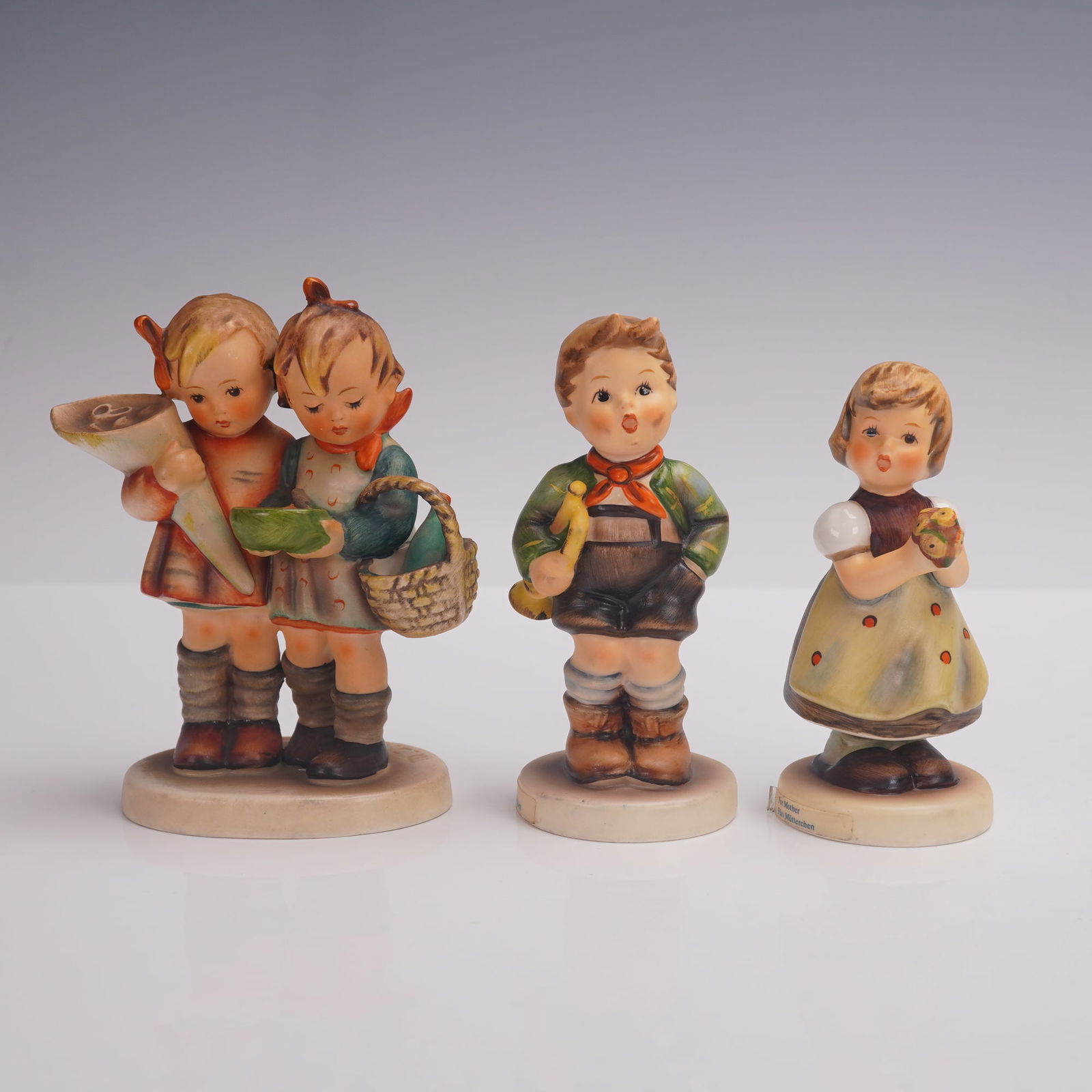 3pc Goebel Hummel Porcelain Figurines (1 of 3)