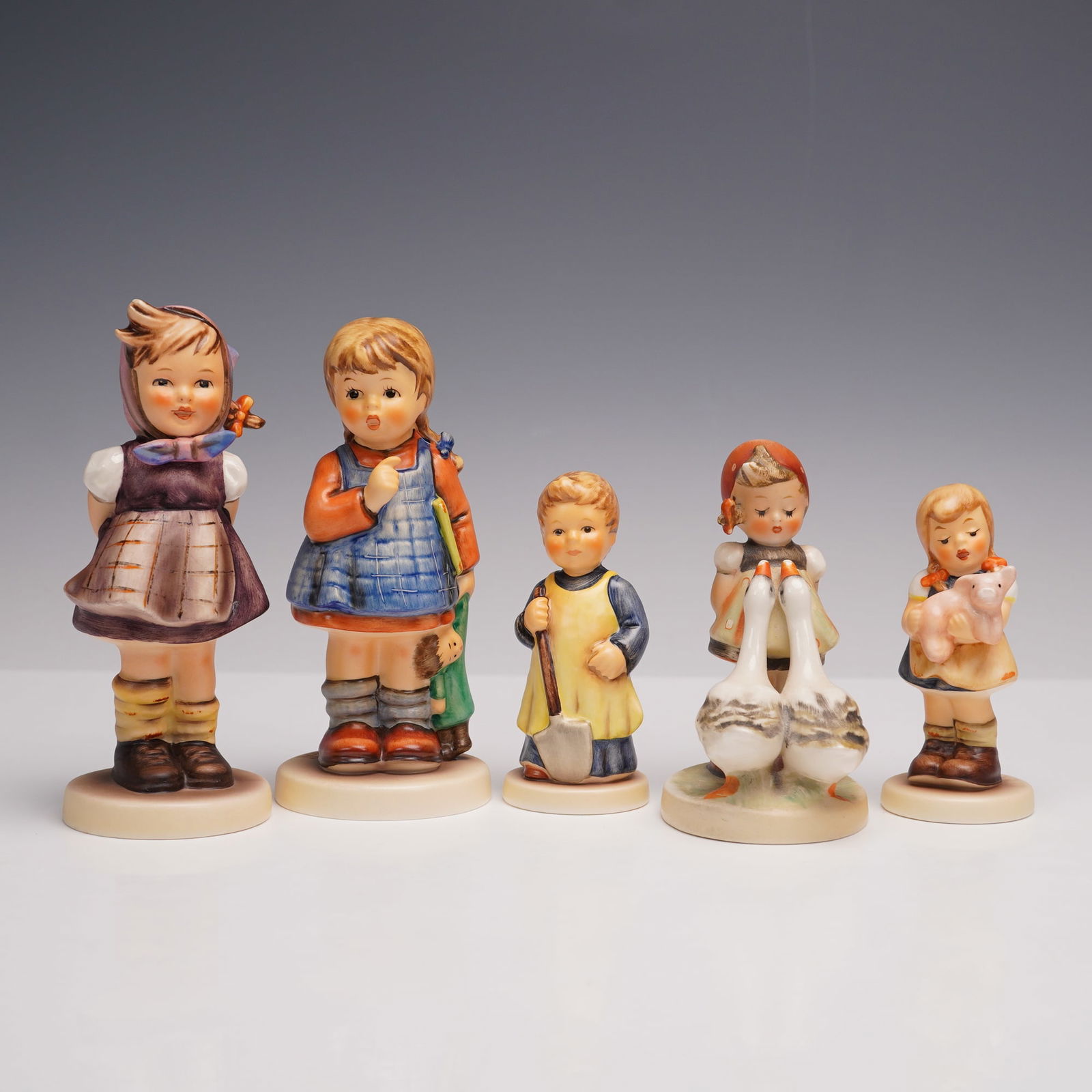 5pc Goebel Hummel Porcelain Figurines (1 of 5)