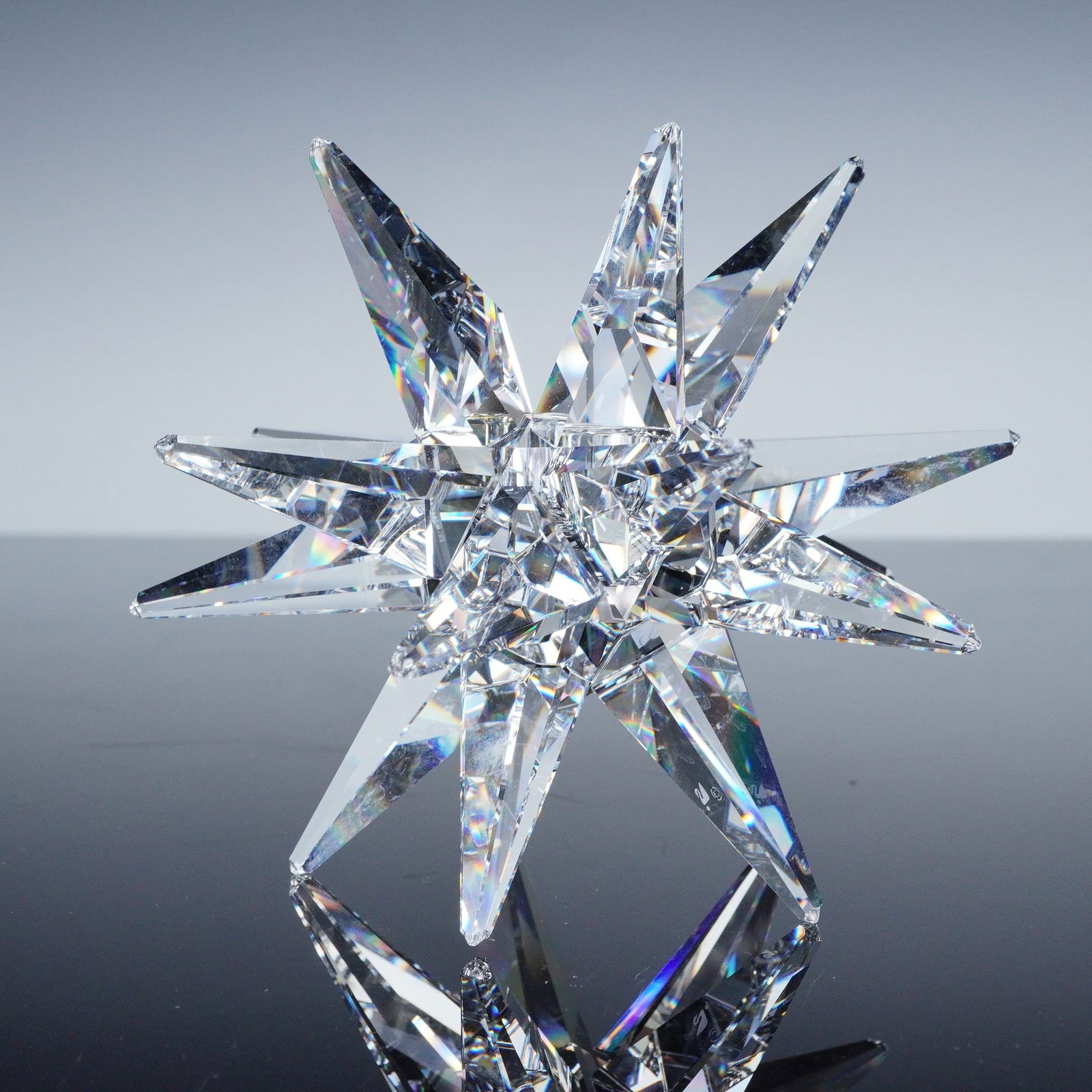 Swarovski Silver Crystal Candle Holder, Medium Star (1 of 5)