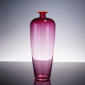 Kekic Glass Transparent Forms Vase