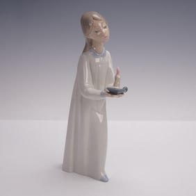 Lladro Porcelain Figurine, Girl with Candle 1004868