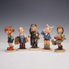 5pc Goebel Hummel Porcelain Figurines