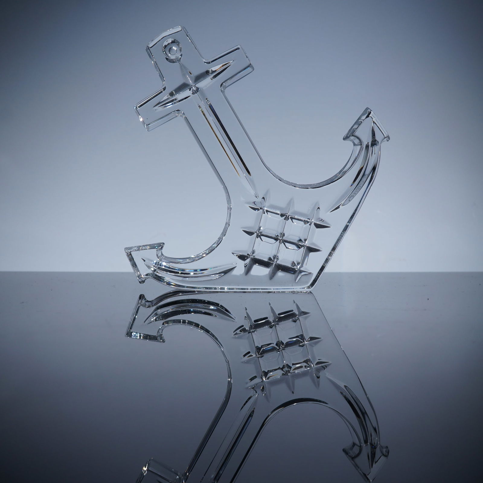 Waterford Crystal Paperweight, Deep Sea Anchor (1 of 6)