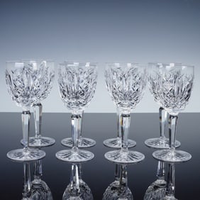 8pc Waterford Glengarriff Crystal Sherry Glasses