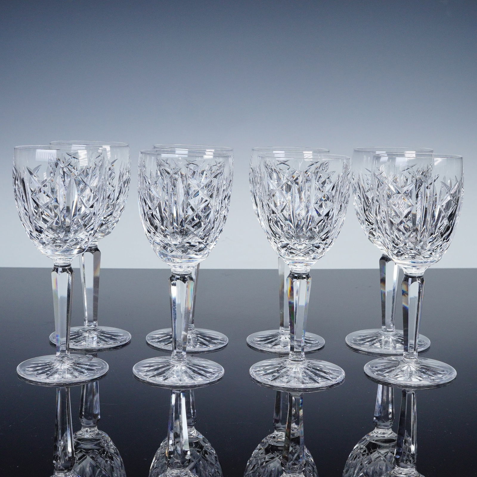 8pc Waterford Glengarriff Crystal Sherry Glasses (1 of 5)