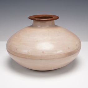 Jacinto Chiroque Chulucanas, Original Peruvian Vase, Signed