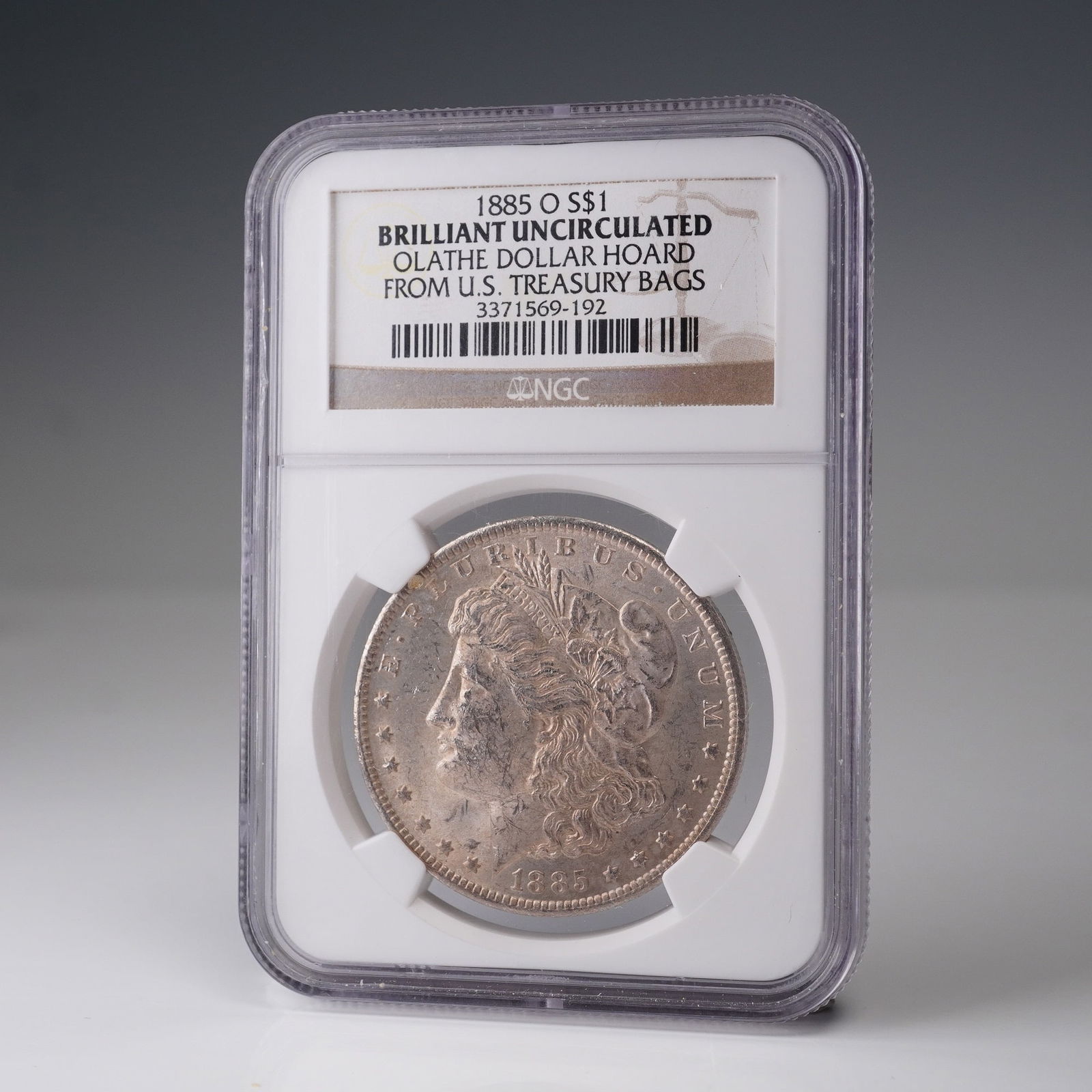 1885-O Morgan Silver Dollar NGC Graded Brilliant Uncirculated (1 of 4)