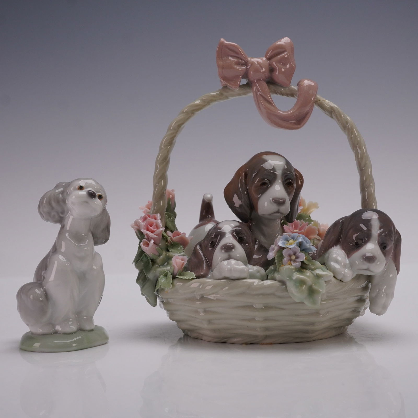 2pc Lladro Figurines, A Litter of Love and A Friend for Life (1 of 4)