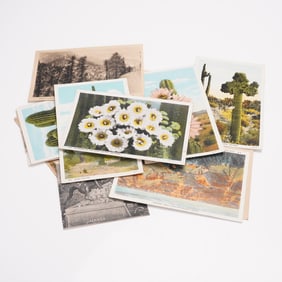18pc Antique Chromolithography American Postcards & Advertising Cards