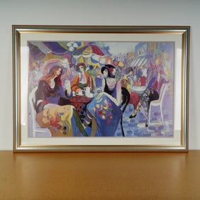 Isaac Maimon, Large Framed Print on Paper, Petit Dejeuner