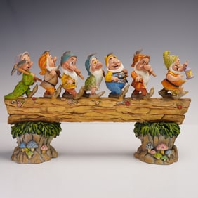 Disney Traditions Hand-Painted Figurine Seven Dwarfs Homeward Bound