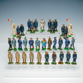 35pc Dimestore Lead Soldiers